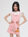 Disney Short Sleeve Midi Dress Overalls Bambi