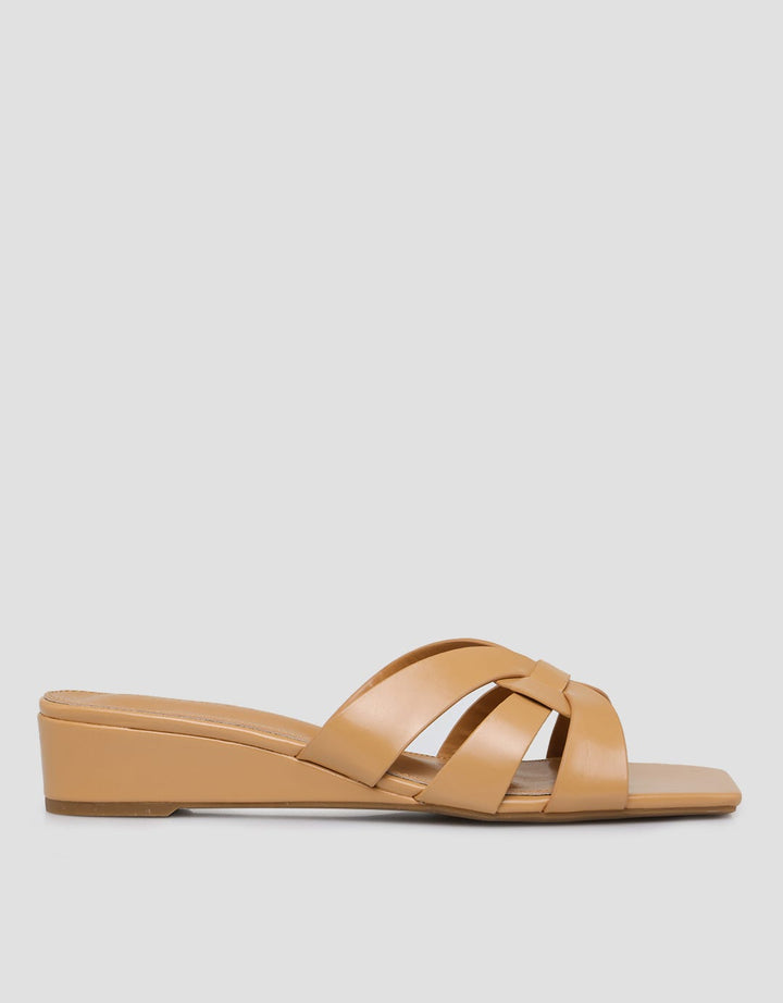 Connexion Multi Strappy Sandal Wedges Wanita