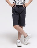 Little M Short Pants Knit Cut N Sewn Army