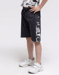 Little M Short Pants Knit Cut N Sewn Army