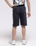 Little M Short Pants Knit Cut N Sewn Army