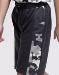 Little M Short Pants Knit Cut N Sewn Army