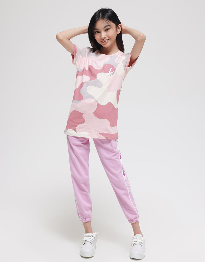 Nevada Camo Hope Kaos Anak Perempuan