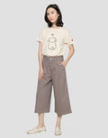 Triset Ladies Pants Cullote With Two Button