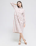Triset Ladies Dress Plaid Motif