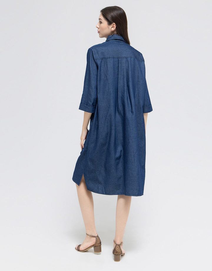 Triset Ladies Dress Denim Design