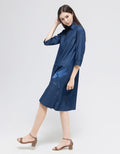 Triset Ladies Dress Denim Design