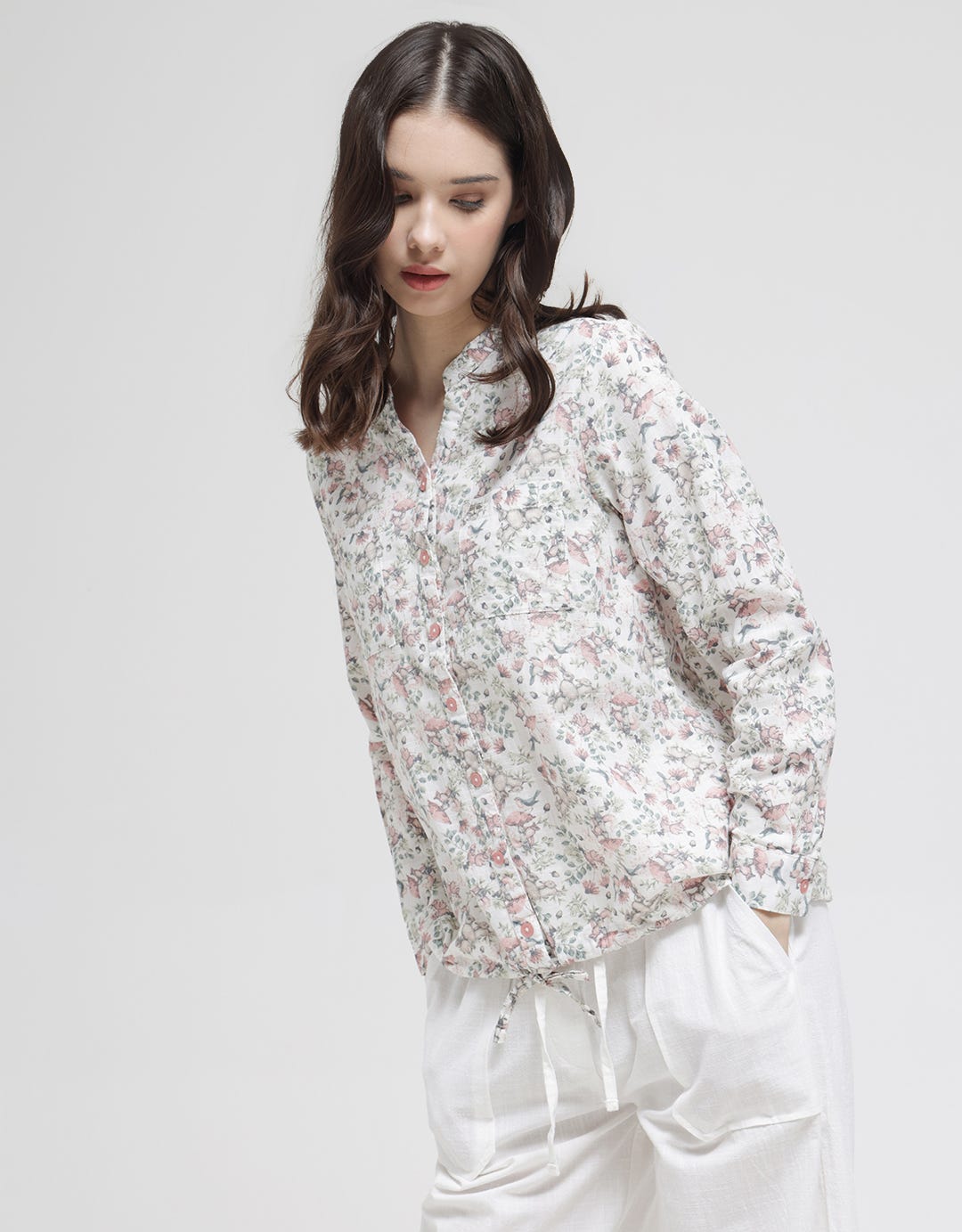 Triset Casual Flower Look Blouse
