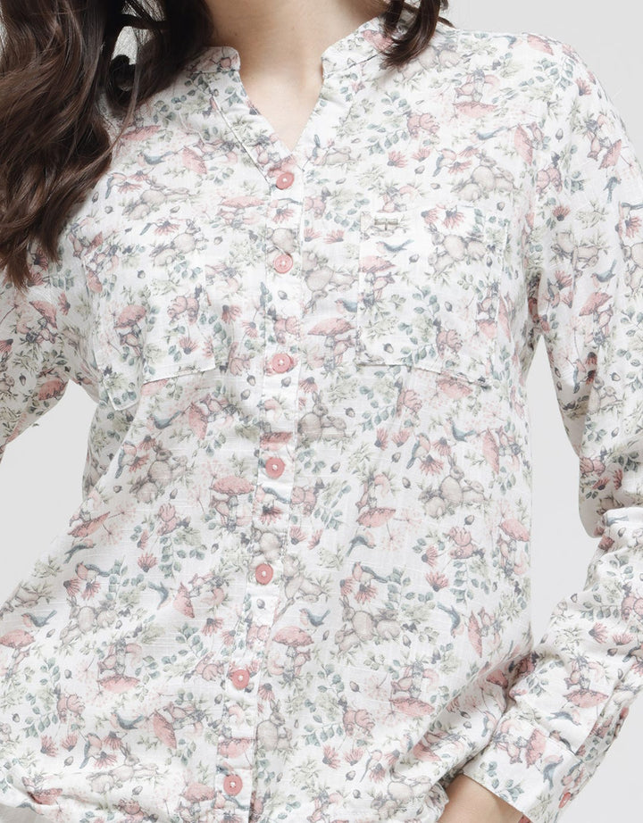 Triset Casual Flower Look Blouse