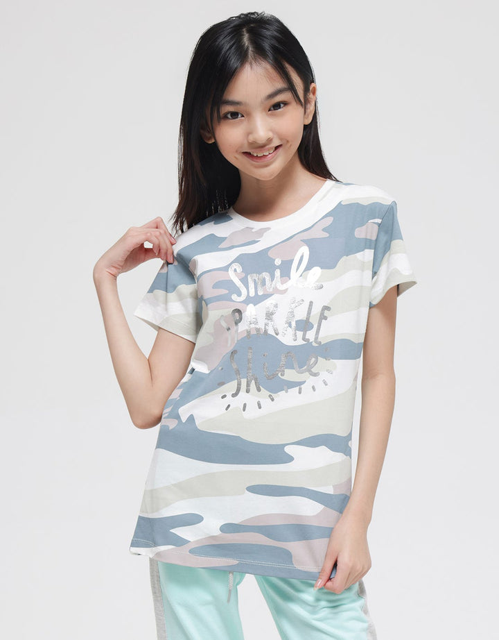 Aero Shine Sparkle Kaos Anak Perempuan