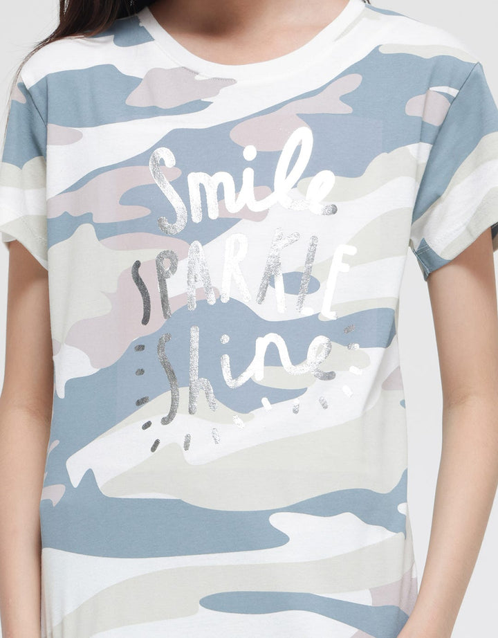 Aero Shine Sparkle Kaos Anak Perempuan