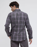 Stanley Adams Long Sleeve Shirt Slim Fit Check