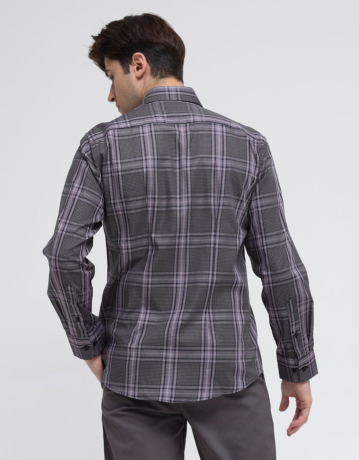 Stanley Adams Long Sleeve Shirt Slim Fit Check