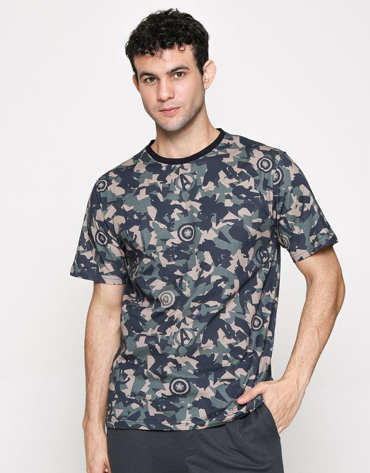Marvel Avengers Icon Army Men's T-Shirt
