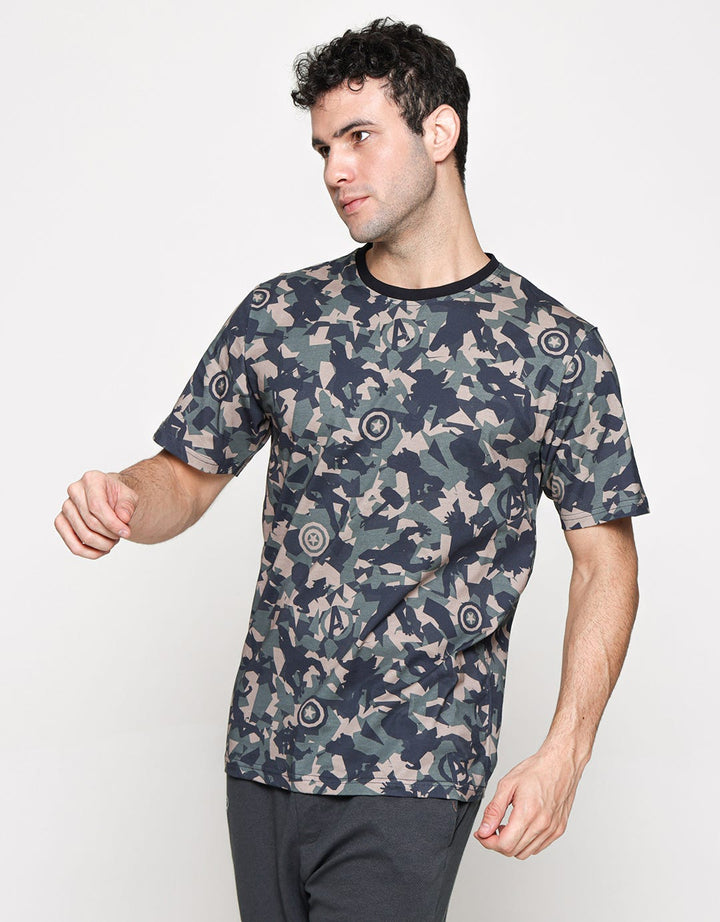 Marvel Avengers Icon Army Men's T-Shirt
