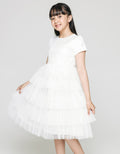 Sweet Miss Brocade Tile Midi Dress for Girls