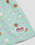 Pipiniko We Bare Bears Short Sleeve Midi Dress Jersey