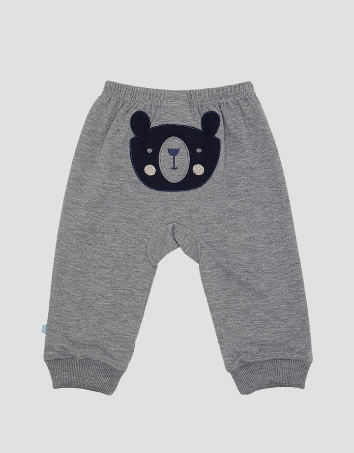 Pipiniko Bear Bordir Celana Panjang Anak Laki-laki