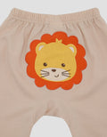 Pipiniko Lion Embroidered Boys Long Pants