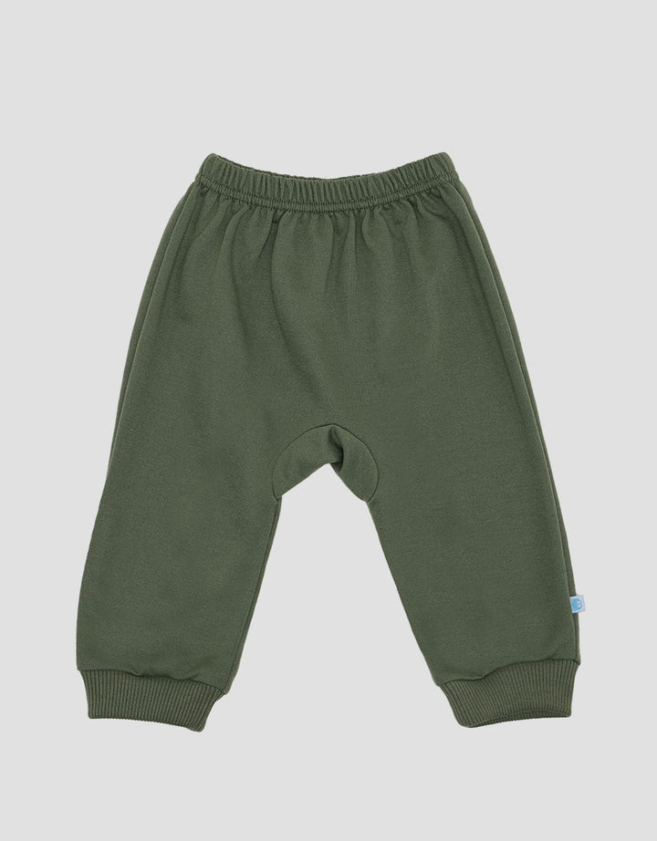 Pipiniko Elephant Embroidered Boys' Trousers
