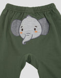 Pipiniko Elephant Embroidered Boys' Trousers
