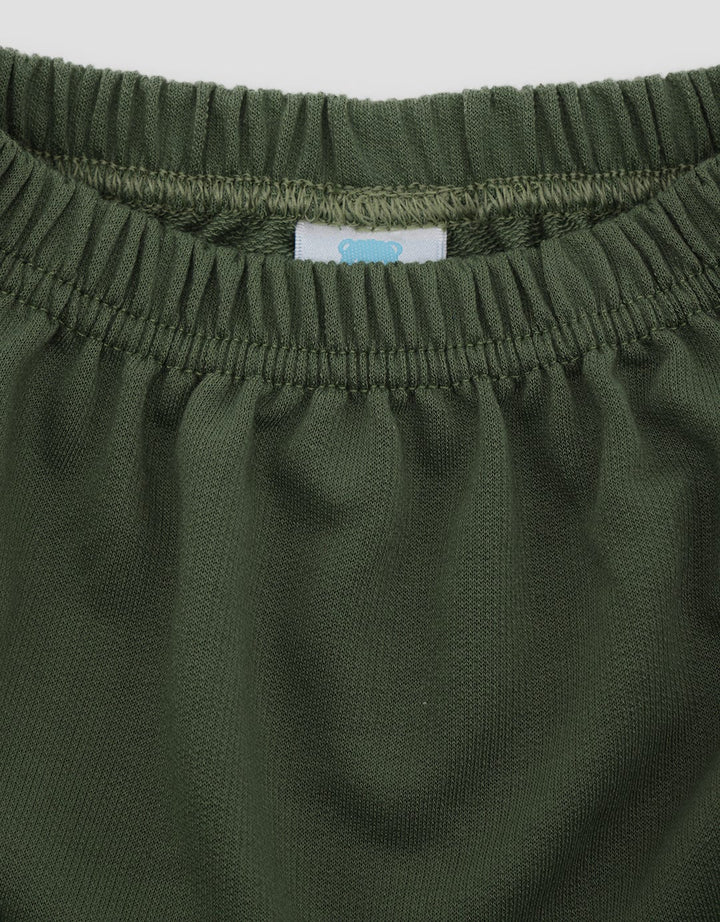 Pipiniko Elephant Embroidered Boys' Trousers