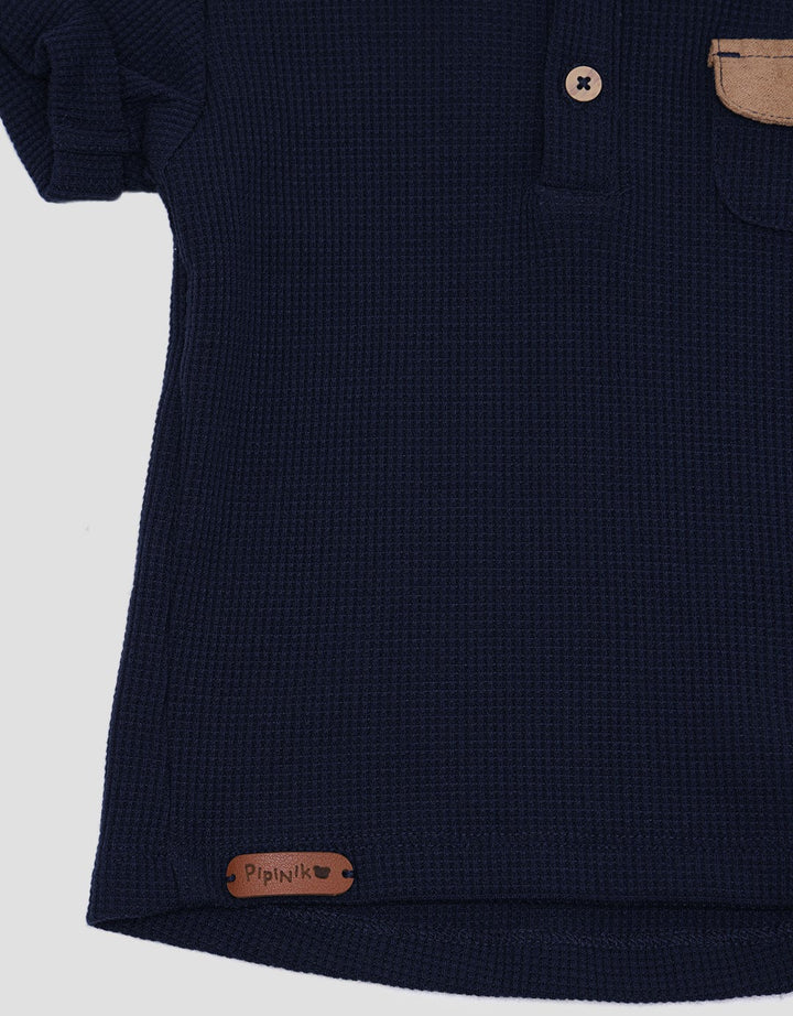 Pipiniko Waffle Pocket Boys T-Shirt