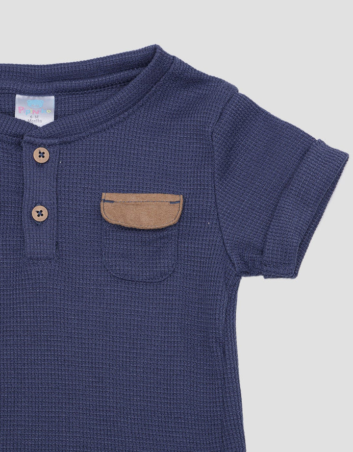Pipiniko Pocket Waffle Boys T-Shirt