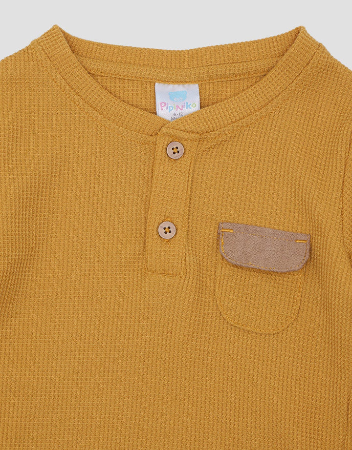 Pipiniko Pocket Waffle Boys T-Shirt