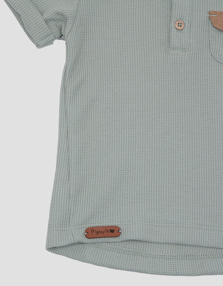 Pipiniko Pocket Waffle Boys T-Shirt