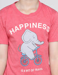 Little M Happiness Print Boys T-Shirt