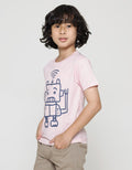 Little M Robot Print Boys T-Shirt