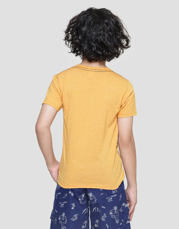 Little M Boys Short Sleeve T-Shirt Lion Print