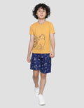 Little M Boys Short Sleeve T-Shirt Lion Print