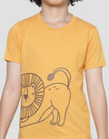 Little M Boys Short Sleeve T-Shirt Lion Print