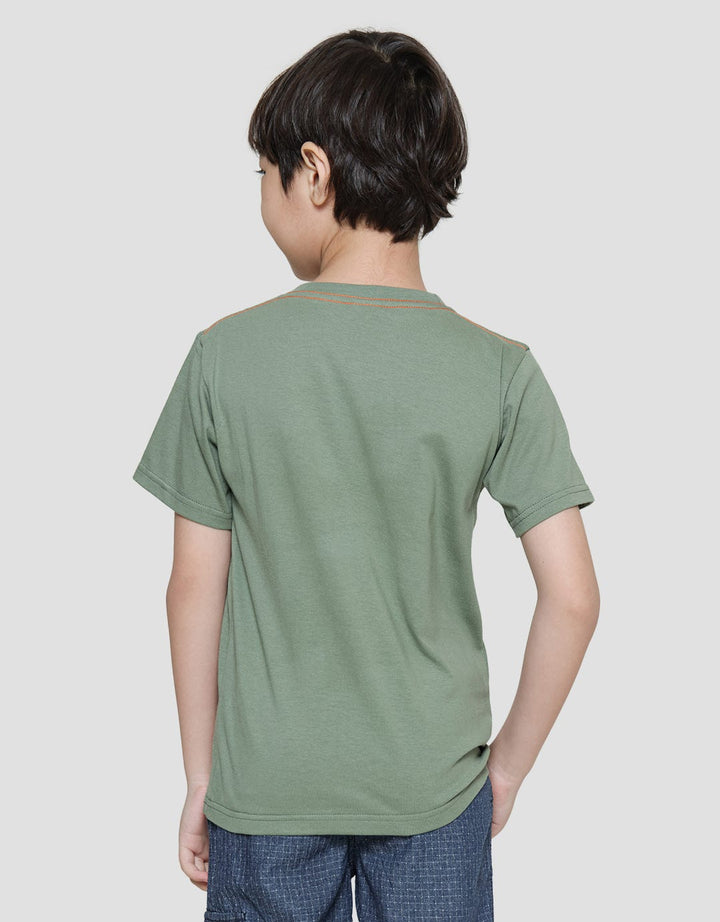 Little M Animal Kaos Lengan Pendek Anak Laki-Laki