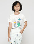 Little M Elephant Print Kaos Anak Laki-laki