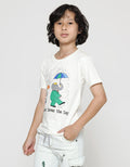 Little M Elephant Print Kaos Anak Laki-laki