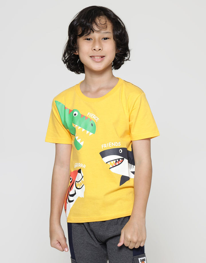 Little M 3 Animals Print Boys T-Shirt