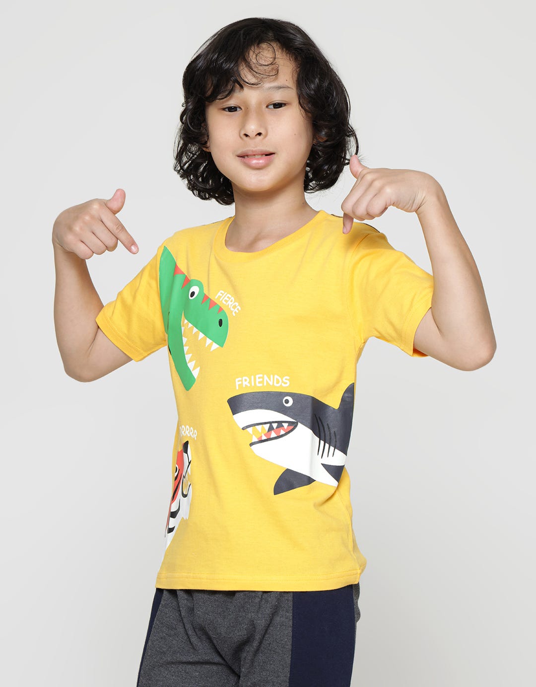 Little M 3 Animals Print Boys T-Shirt