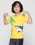 Little M 3 Animals Print Kaos Anak Laki-laki