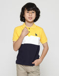 Little M Dino Embroidery Polo Shirt Boys