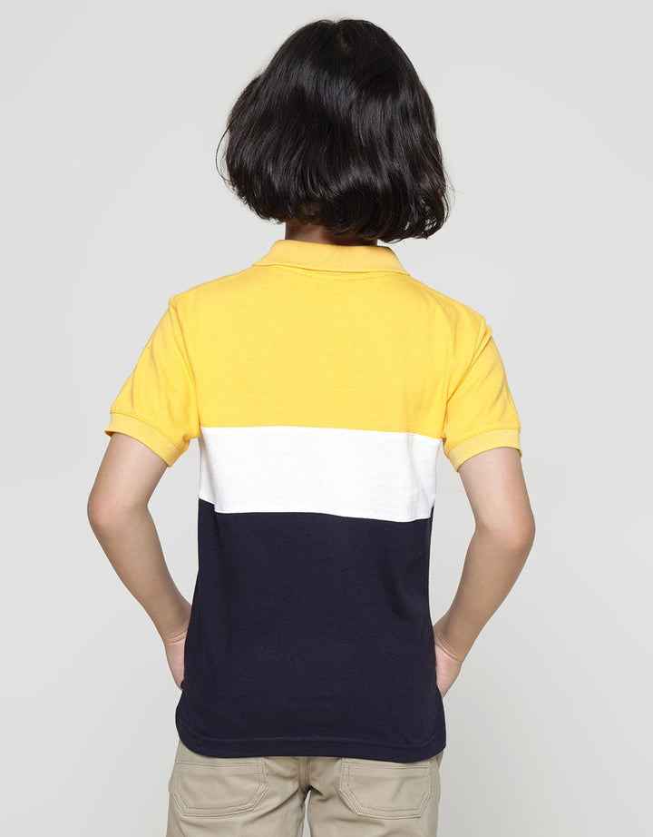 Little M Dino Bordir Polo Shirt Anak Laki-Laki