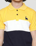 Little M Dino Embroidery Polo Shirt Boys