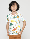 Little M Short Sleeve T-Shirt Print Dino Pixel