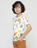 Little M Short Sleeve T-Shirt Print Dino Pixel