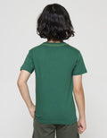 Little M Short Sleeve T-Shirt Dino Pixel Bordir Kntong Sablon Roar