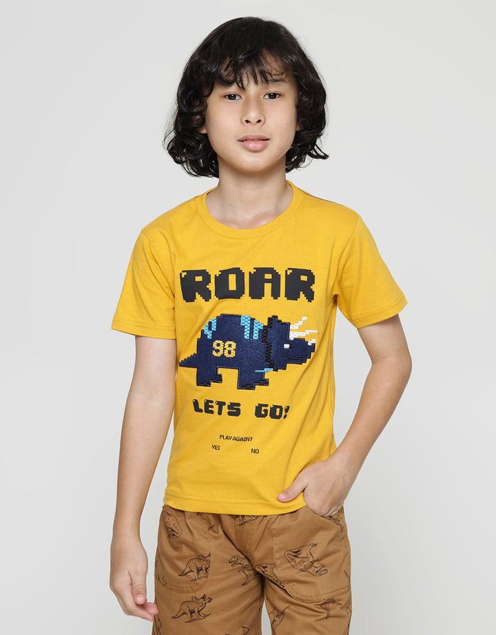 Little M Lets Go Dino Boys T-Shirt