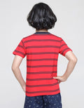Little M Short Sleeve T-Shirt Stripe Henley