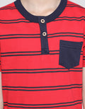 Little M Short Sleeve T-Shirt Stripe Henley